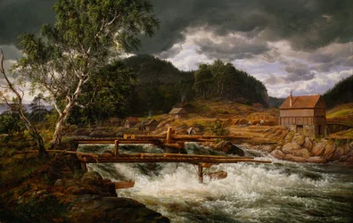 Hellefossen nabij Hokksund